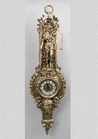 Часы настенные из бронзы "Фемида" 5787