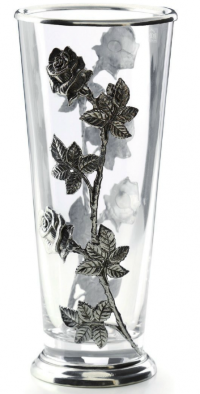 Декоративная ваза с оловянным декором &quot;ROSE&quot; SKS 61104
