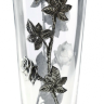 Декоративная ваза с оловянным декором "ROSE" SKS 61104 - Декоративная ваза с оловянным декором "ROSE" SKS 61104