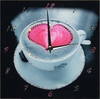 Настенные часы Swarovski "Напиток любви" CHS-058