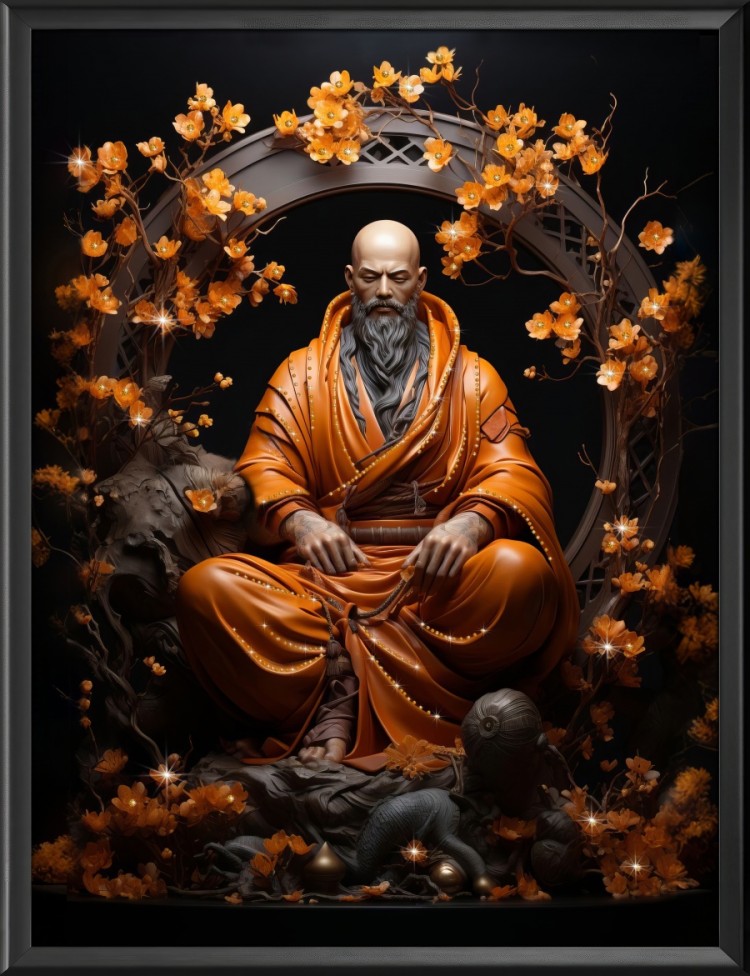 Картина Swarovski "Монах" M-501-gf