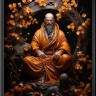 Картина Swarovski "Монах" M-501-gf - Картина Swarovski "Монах" M-501-gf