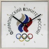 Часы Swarovski "Олимпиада" белые 2183-gf