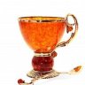 Чашка чайная янтарная "Саламандра" из янтаря HD7002 - Чашка чайная янтарная "Саламандра" из янтаря HD7002