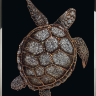 Картина Swarovski "Морская черепаха" cherepakha-gf - Картина Swarovski "Морская черепаха" cherepakha-gf