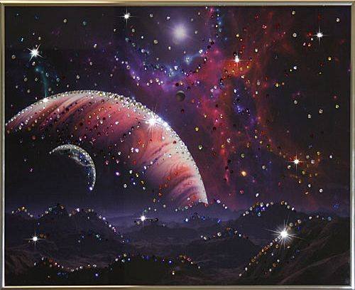 Картина Swarovski "Рождение звезды" R-317-gf