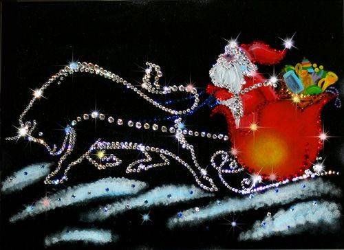 Картина Swarovski "Мороз в пути" M-311-gf