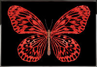 Картина Swarovski &quot;Красная бабочка&quot; krasnaya-babochka-gf