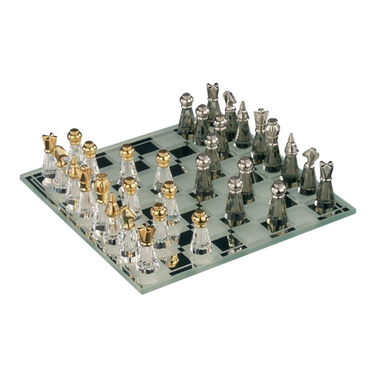 Малые шахматы из хрусталя 082300