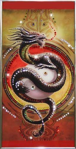 Картина Swarovski "Китайский Дракон" K-310-gf