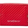 Шкатулка для украшений Ismat Decor S-654-R красный - Шкатулка для украшений Ismat Decor S-654-R красный