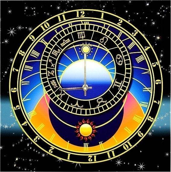 Настенные часы Swarovski "Астрология судеб" CHS-072