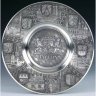 Тарелка декоративная из олова Artina SKS 10053 - Тарелка декоративная из олова Artina SKS 10053