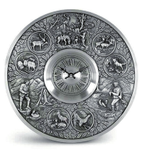 Декоративные настенные часы из олова &quot;Freischutz&quot; Artina SKS 11102