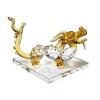 Хрустальная статуэтка &quot;Желтый дракон восточный (китайский зодиак)&quot; 121661