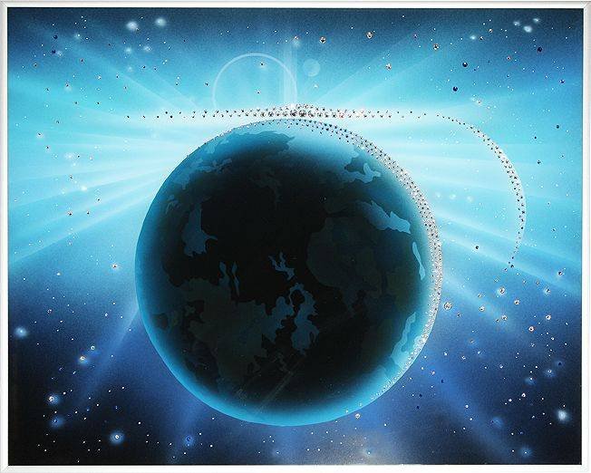Картина Swarovski "Во Вселенной 2" V-105