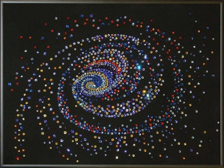 Картина Swarovski &quot;Галактика&quot; G-001 Картина станет настоящей изюминкой в Вашем интерьере, либо украсит дом человека, которому Вы подберете ее на подарок.