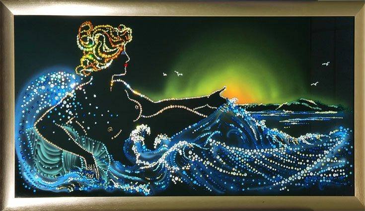 Картина Swarovski "Морская симфония" M-015